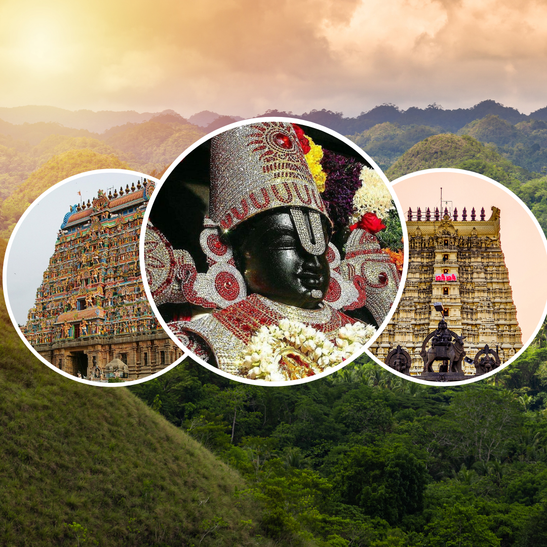 South India Temple Tour By Flight