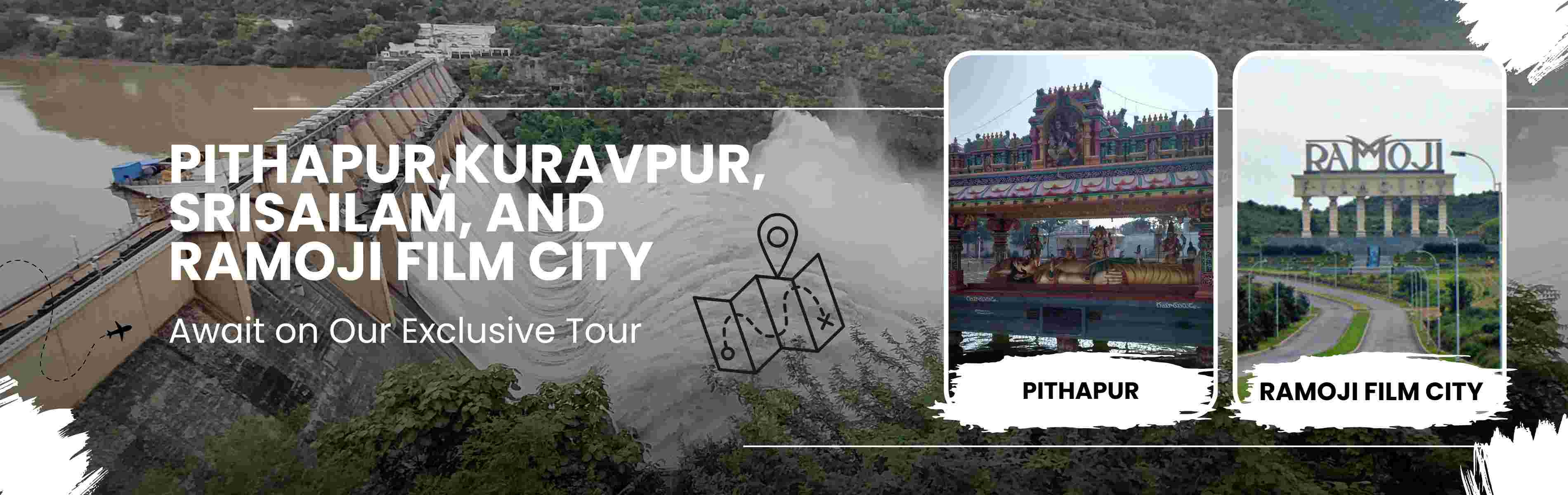 Pithapur Kuravpur Srisailam With Ramoji Film City Tour